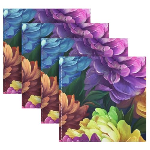 Set de 6 servilletas de tela ALAZA multicolor 50.8x50.8 cm miniatura 5