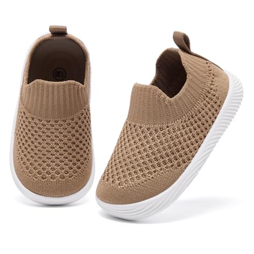Image of MORENDL Baby Toddler Walking Socks Non-Slip Breathable Unisex Casual Sneakers
