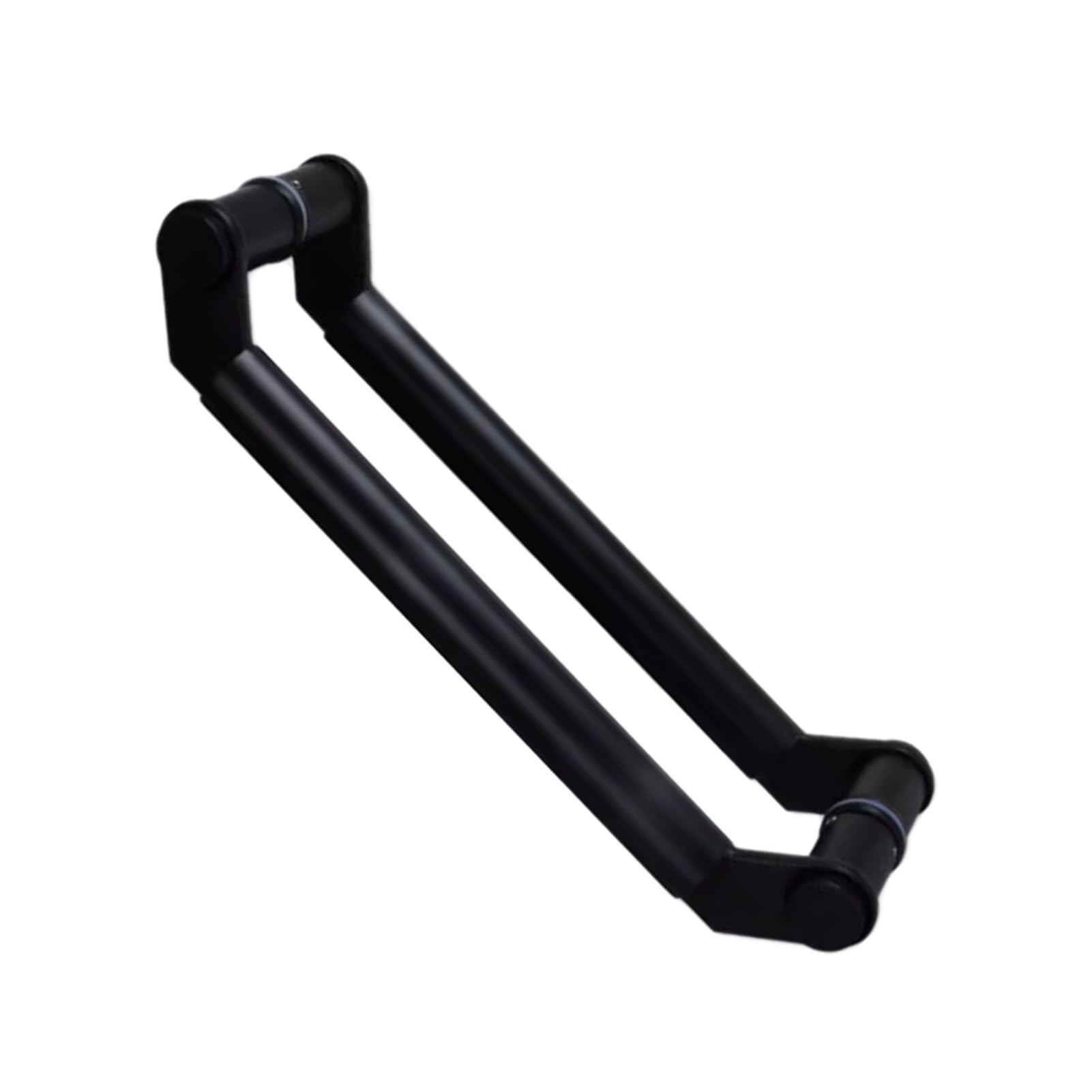 GYRAZXS Black Door Handles2pcs Cabinet Knobs Multilayer Polished Push & Pull Design for Bathroom 600mm Hole Spacing Stylish & Practical Hardware Upgrade