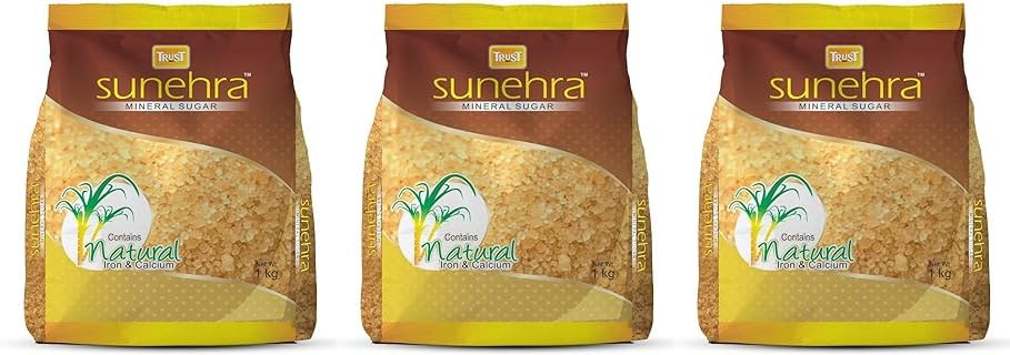 Pink Delight Trust Sunehra Mineral Sugar| Brown Sugar| Natural Iron&Calcium| 1 Kg Each| Pack Of 3| 3 Kg (B0D3LYSXGP) Amazon Price History, Amazon Price Tracker