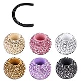 Hicarer 6 Pieces Bling Crystal Stethoscope Charms Nurse Accessories for Work Nurse Vet Crystal Stethoscope...