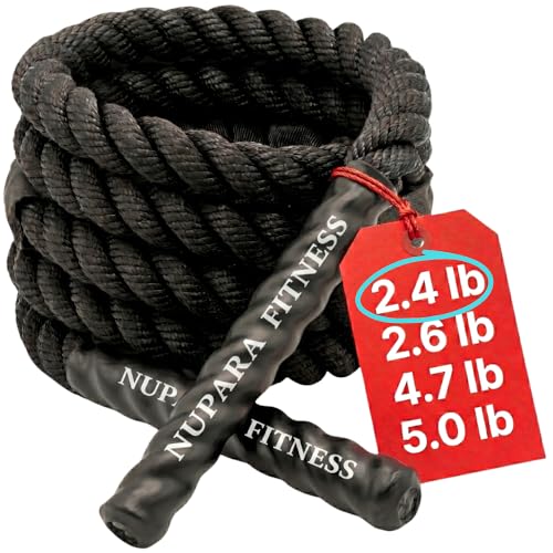 Corde à sauter lestée pour homme et femme idéale pour exercice et cardio