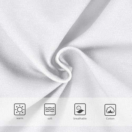 Joisal Ghost White Cute Panties Girl Toddlers Underwear Floral Cotton Artistic Briefs Girls Undies 2t3