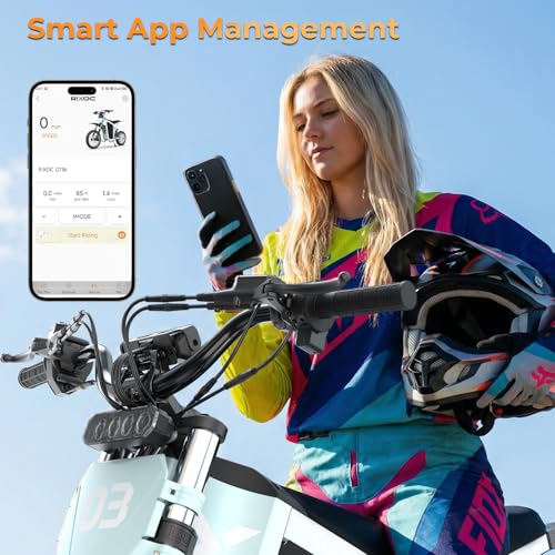 RIXOC GT16 Electric Dirt Bike For Teens/Adults,3000W Electric Motorcycle With 52V 25Ah Battery,Up To 39MPH,Full Hydrauli - Additional View