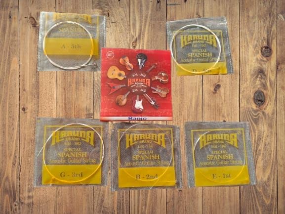 BHAVICREATION Karuna Banjo Strings | Banjos | Quality Steel Banjo Strings with Bright Tone and Anti-Rust Protection for Clear, Resonant Sound | Musical Instruments Accessories (5 Pcs Set) - Image 2 thumbnail