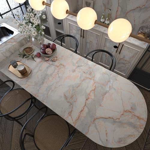 Papier peint effet marbre pour relooker une table basse ou une crédence de cuisine