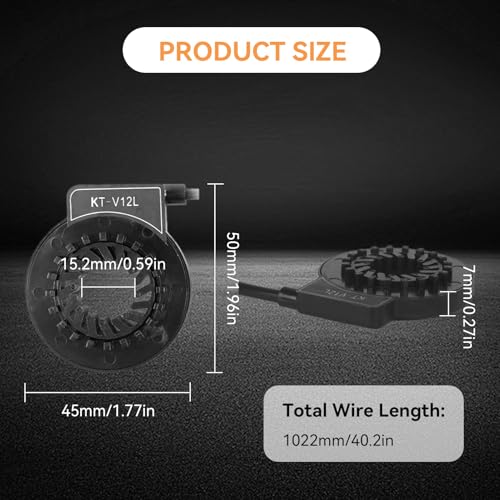 Sensor de assistência de pedal, pedal elétrico de ciclo 12 ímãs E Bike PAS System Assistant Sensor d
