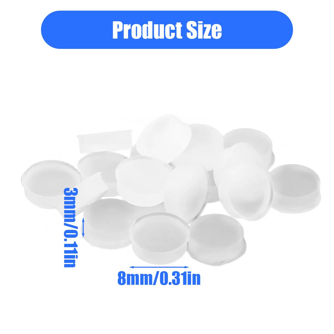 30 Pcs Bouchon Flute Traversiere 7 * 3 mm Bouchons d'Oreille de Flûte Bouchon en Silicone Souple Bouchons À Trou Ouvert Universel Paquet Flute Plug