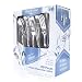 EDI Heavyweight"Looks Like Silver" Disposable Flatware 160 Piece (80 Forks 40 Spoons and 40 Knives)