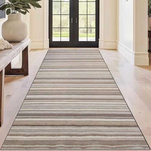 Alfombra de pasillo lavable y antideslizante con un diseño vinílico antimanchas 6