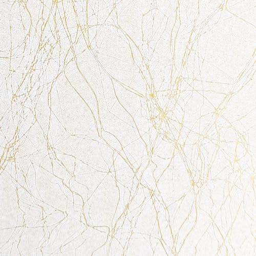 Papel de Parede Lavável Autoadesivo Fios Dourados 5 Metros