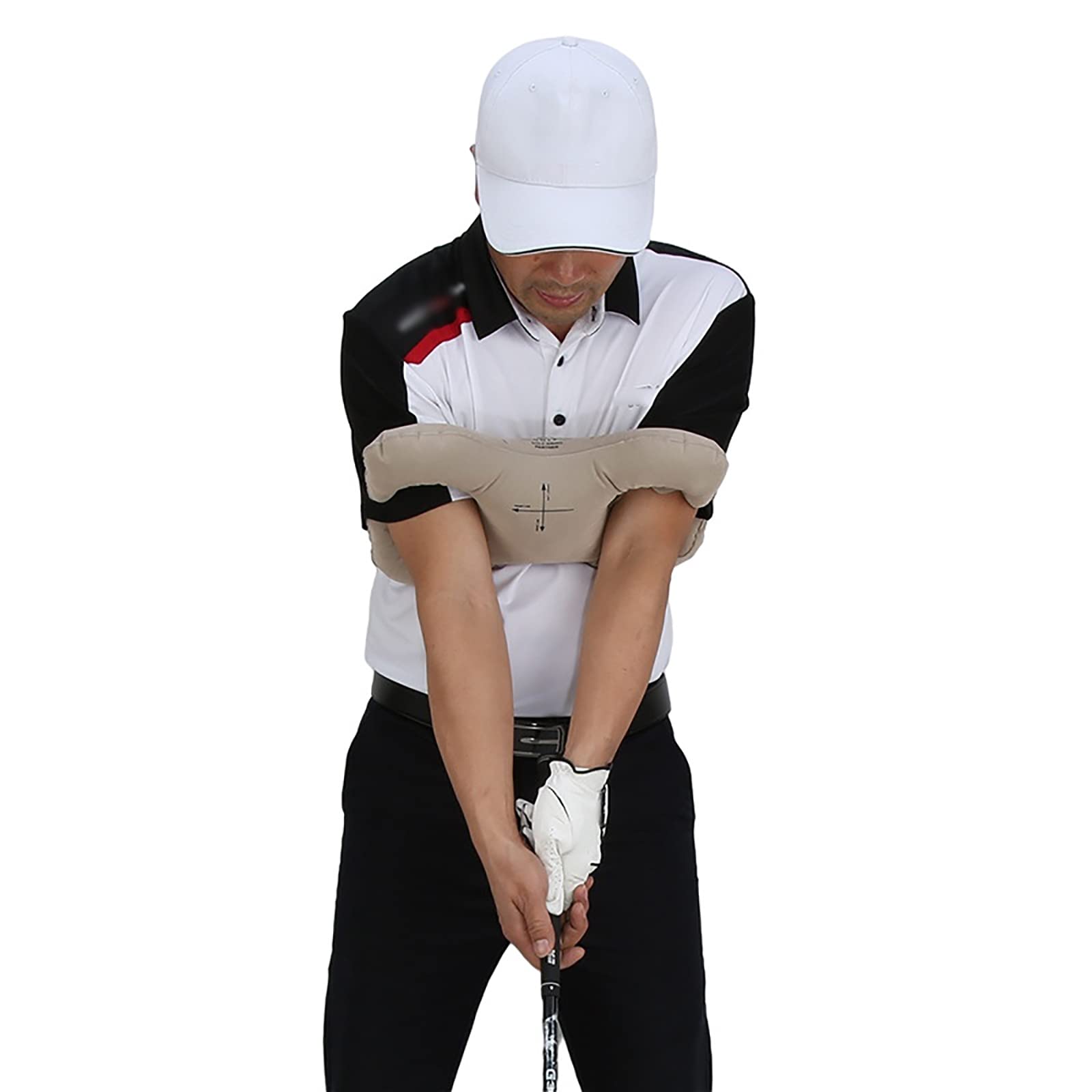 DYTWXG Golfschwungtrainer, Golftrainingsgerät, Korrigieren Sie Ihren Golfschwung, Haltungskorrektur, Verbesserung der Gestenformung des richtigen Muskelgedächtnisses, für Anfänger