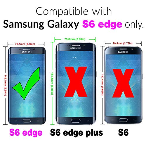 Fdcwtsh Compatible With Samsung Galaxy S6 Edge Wallet Case And Wrist Strap Lanyard Leather Flip Cover Card Holder Stand Cell Phone Cases For Glaxay S 6 Gaxaly 6S Galaxies Gs6 Sm-G920V G920A Blue #TOP1