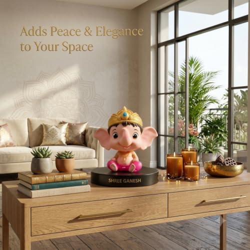 Image of Baby Lord Ganesha Idol Resin Showpiece for Home & Car