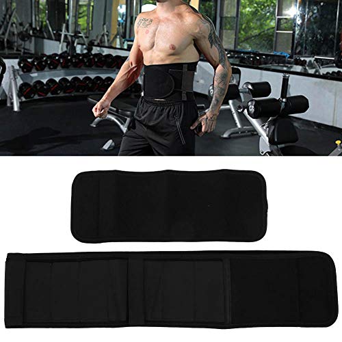 Cinto de cintura de neoprene 2 unidades, abdômen com cordão respirável cinto de cintura externa, par