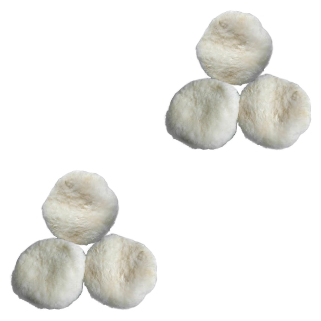Mobestech 6stücke Woll-polierscheiben Für Effektives Schneiden Und Polieren Von Autolack Hochwertige Buffing Pads Für Rotation Und Glanz Ohne Beschädigung