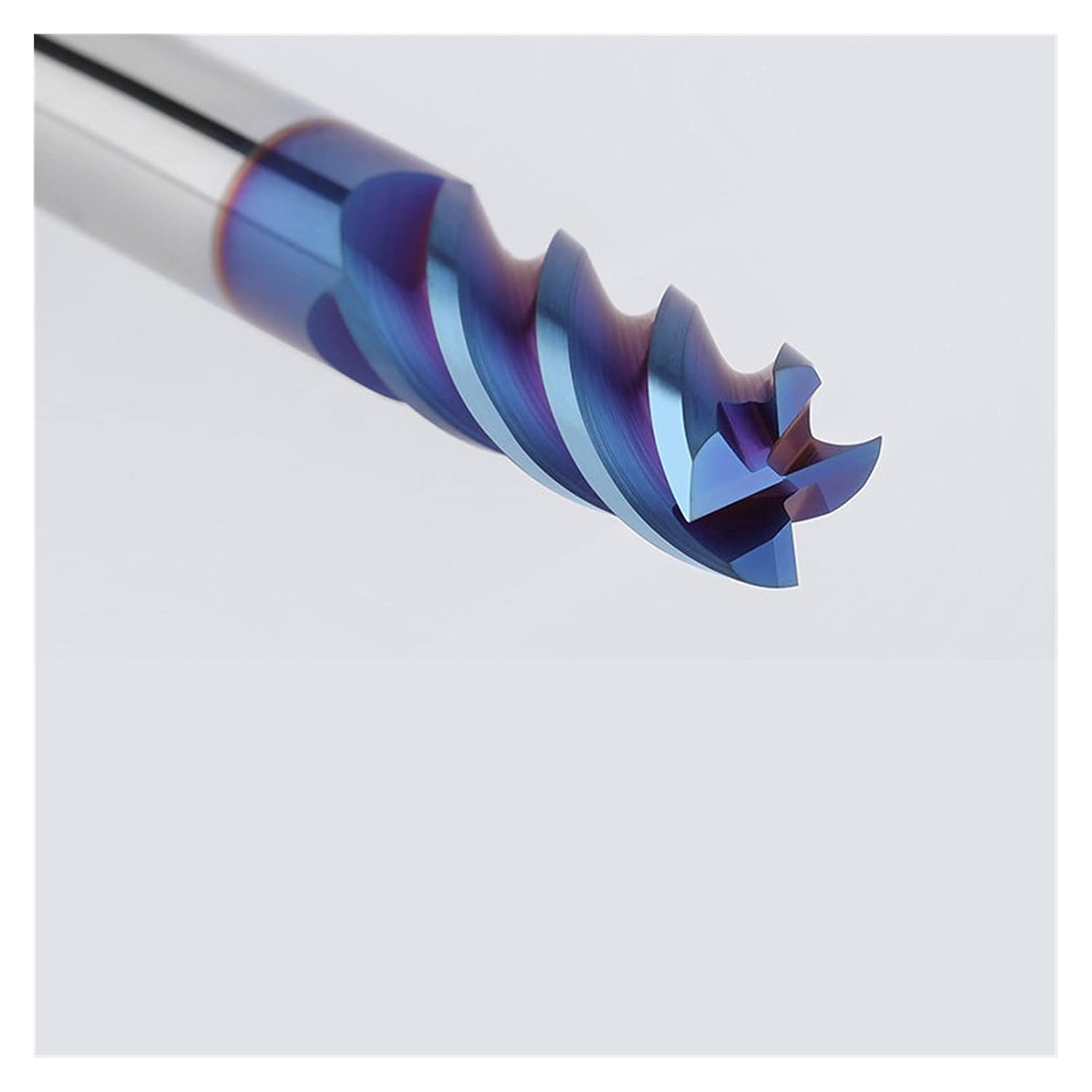 End Mill Cutter CNC Bits HRC65 Carbide 1 2 4 5 6 8 10 12mm 4Flutes Milling TiAIN Coated(D3XD3X50)