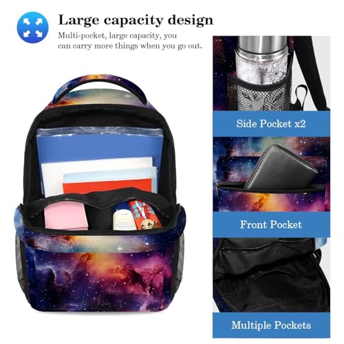 Sac à dos grande capacité multicolore pour les cours le lycée et les sorties du week-end - 3