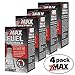 zMAX 58-106 - Fuel Formula - Easy to Use - Fuel Treatment Reduces Carbon Build-Up & Lubricates Metal Extending Life of Vehicle - Runs Efficiently Improving Gas or Diesel Mileage - 6 oz. - 4 Pack