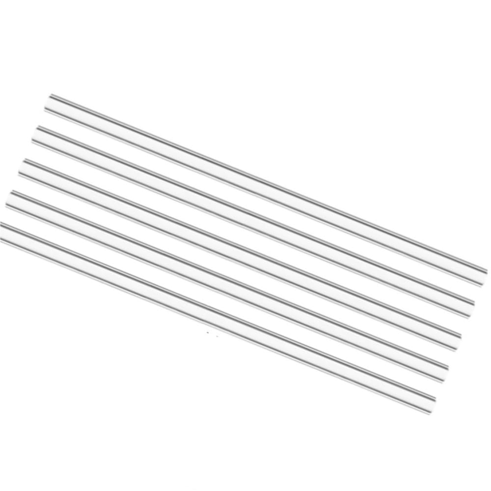 5Piezas Tubo Vidrio Cuarzo 30Cm Transparente 1Mm, Tubo Redondo Para Escuela | Tubo de vidrio de cuarzo redondo transparente(17mm)