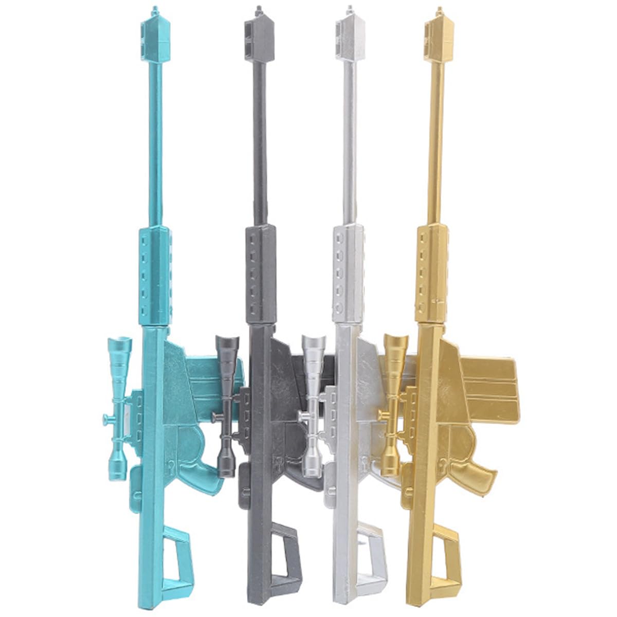 Barret Sniper Rifle Shape Ballpoint Pens Cartoon Kawaii Writing Ball Pens Set for School Christmas (8)
