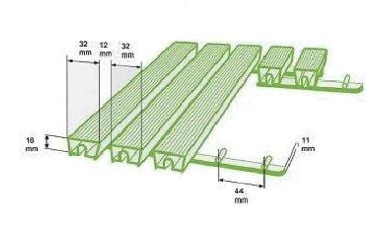 BARRA POSATOIO CM 200 PER FONDO GABBIA CONIGLI kit da 6 PZ