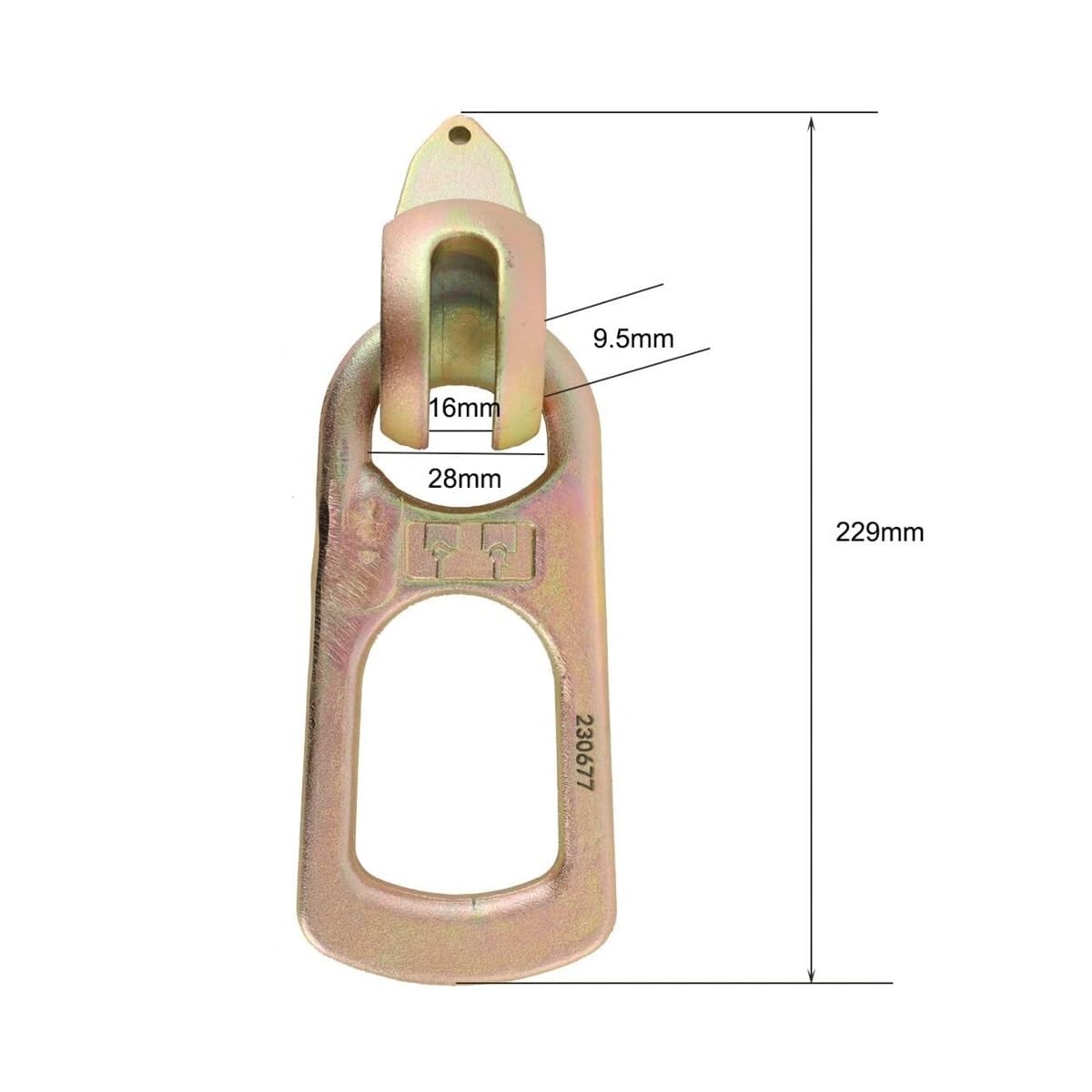 Anillo de elevación de construcción Anillo de acero prefabricado Embrague de elevación de hormigón prefabricado 1,5 T - 2,5 T Dispositivo de panel de anillo Equipo Acero, Hormigón prefabricado Embragu