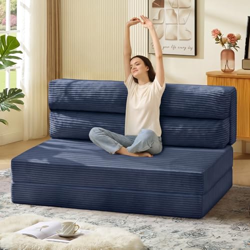 JUIKURY Folding Sofa Bed, Convertible Sleeper Chair with Pilow Foldable Matress...