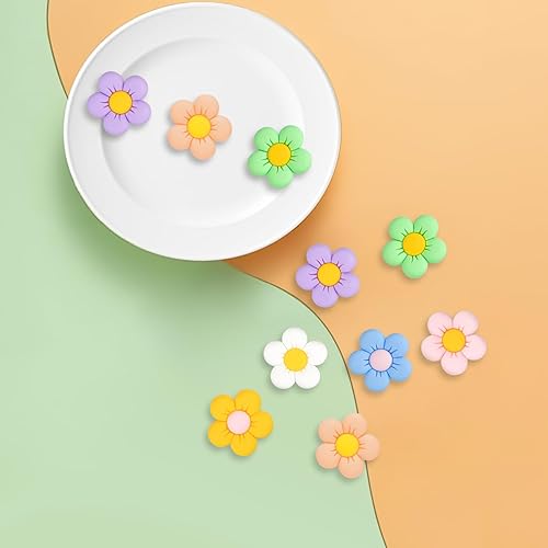 Miniatura 5 de Abalorios decorativos de flores, bonito regalo de margarita para niñas, niños, adolescentes, mujeres y adultos