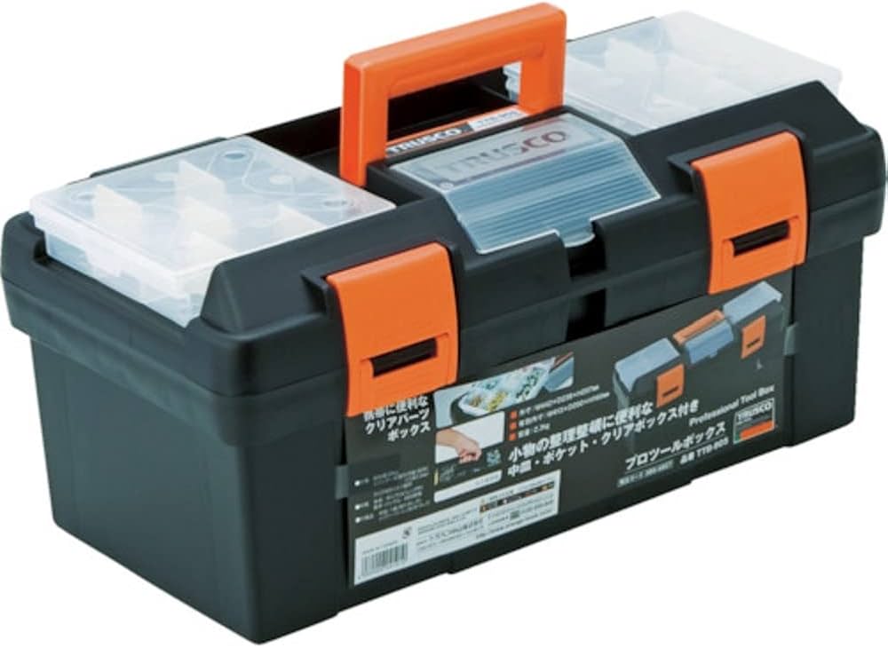 Amazon | トラスコ中山(TRUSCO) プロツールボックス 工具箱 ブラック