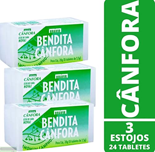 Canfora 24 tabletes Multiuso Bendita Cânfora