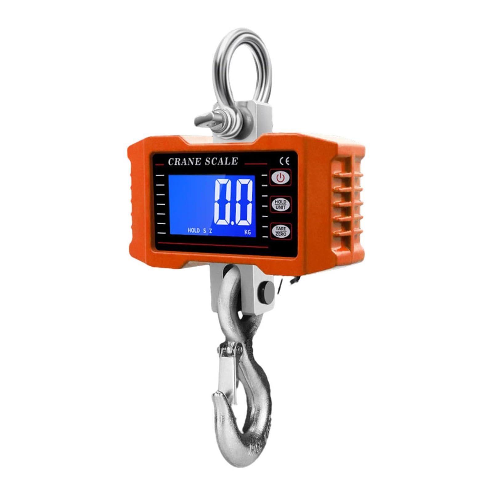 Crane Scale, Digital Hanging Scale Crane Hook 1000kg Industrial LCD Backlight Weighing Scales Analysis Instruments