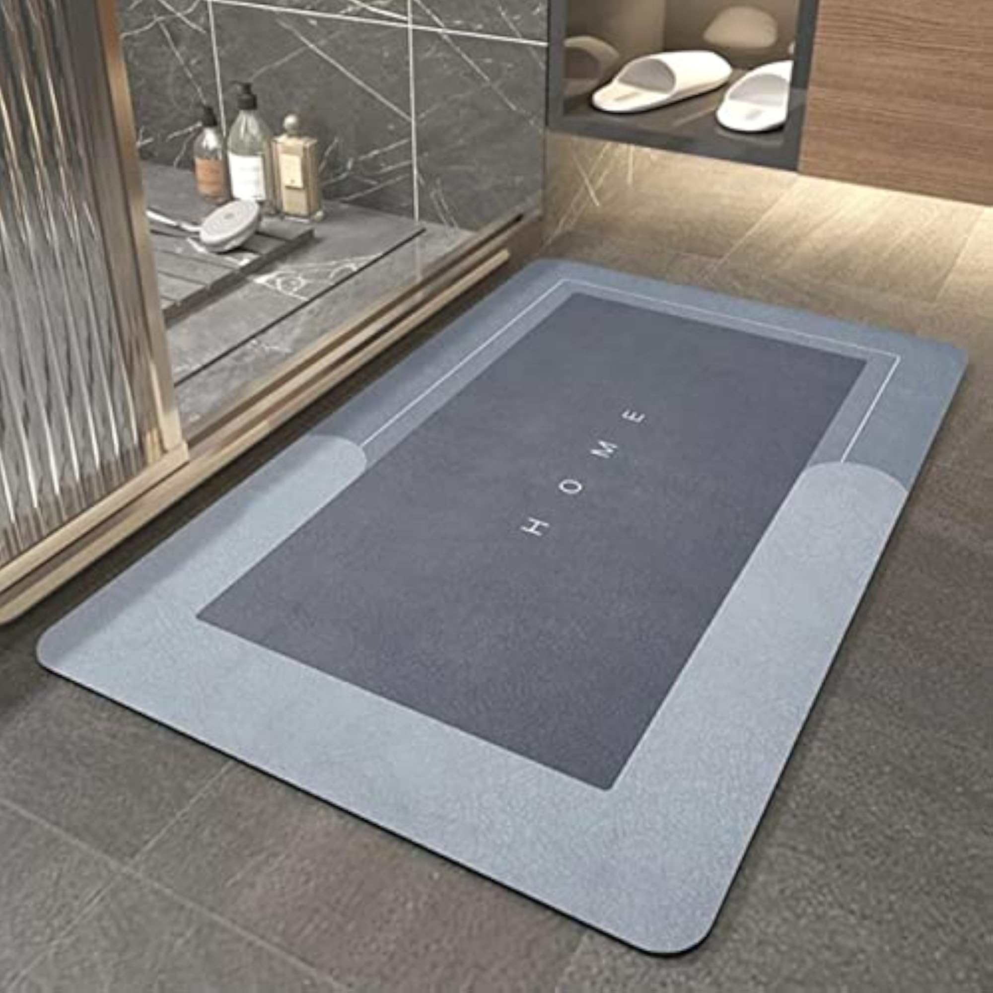 Super Absorbent Quick-Drying Bathroom Mat, Non Slip