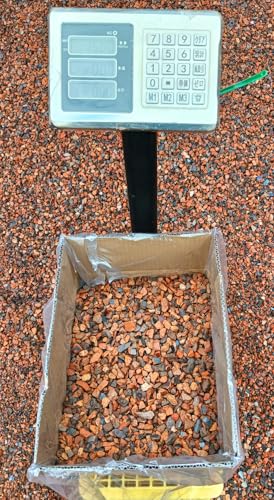 瓦チップ 砂利 防犯砂利 防草(15kg )「越前赤瓦」「銀鼠(ぎんねず)」ミックス
