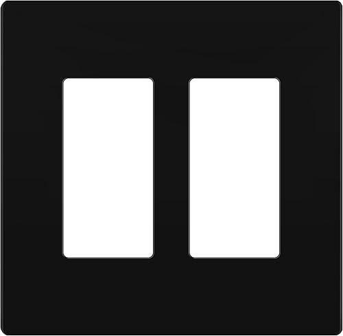 Vista 113 de LIDER - Cubierta decorativa de interruptor con acabado mate, placa de pared sin tornillos, tamaño mediano, 3 bandas de 4.88 x 6.77 pulgadas