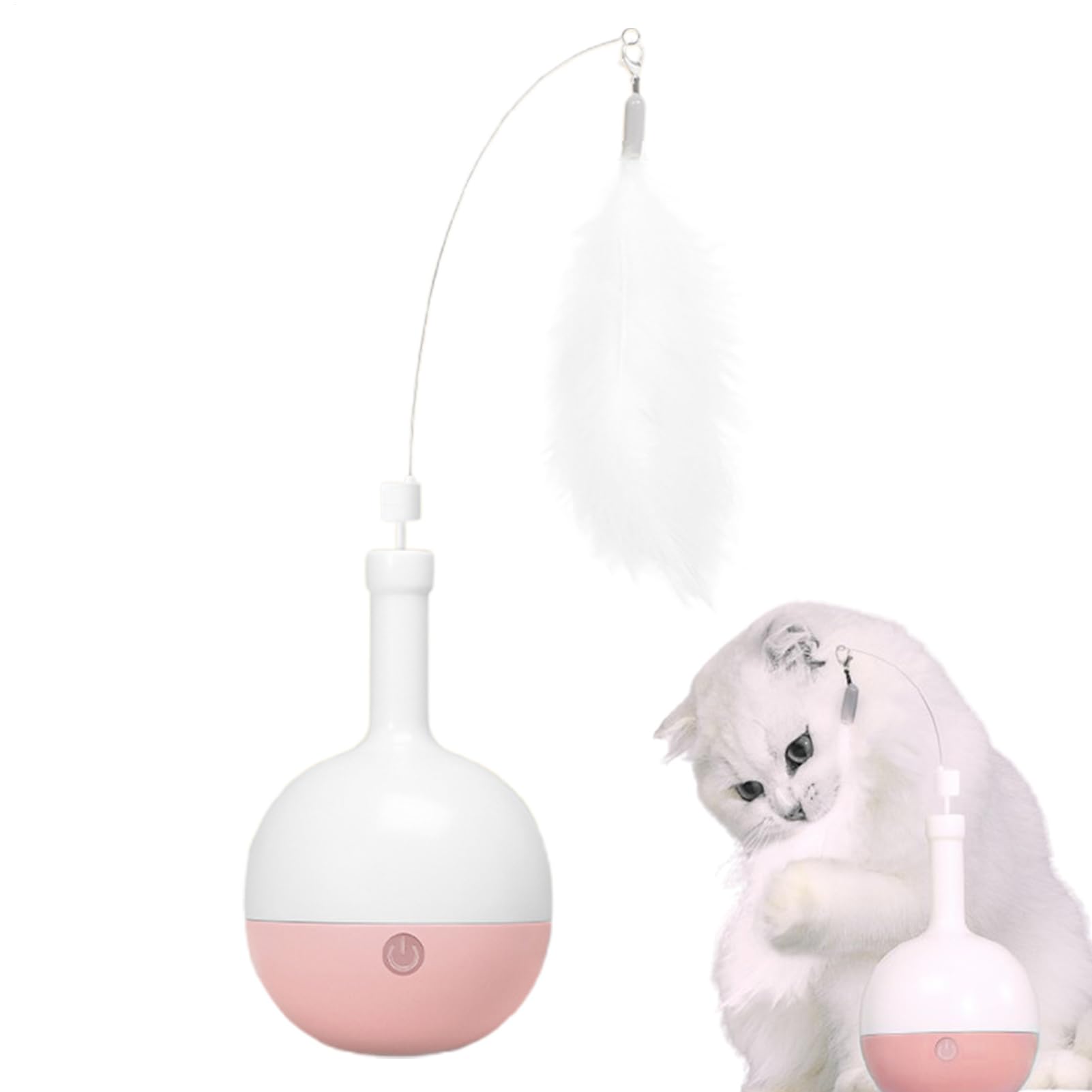 Jouet interactif balle pour chat intérieur pour l'exercice du chaton