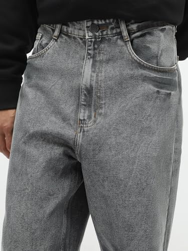 Image of Urbano Fashion Men's Loose Baggy Fit Cargo Carpenter Jeans with 6 Pockets Non-Stretchable