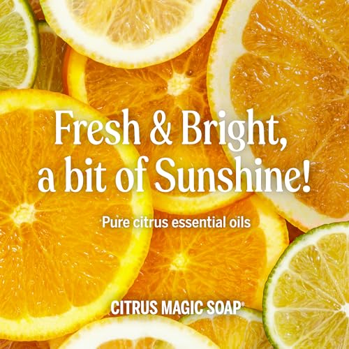 Image of Dr. Bronner's Pure-Castile Magic Soap Liquid (Citrus, 8 Ounce) - Made with Regenerative Organic Certified Oils, 18-in-1 Uses: Face, Body, Hair, Laundry, Pets and Dishes, Concentrated, Vegan, Non-GMO