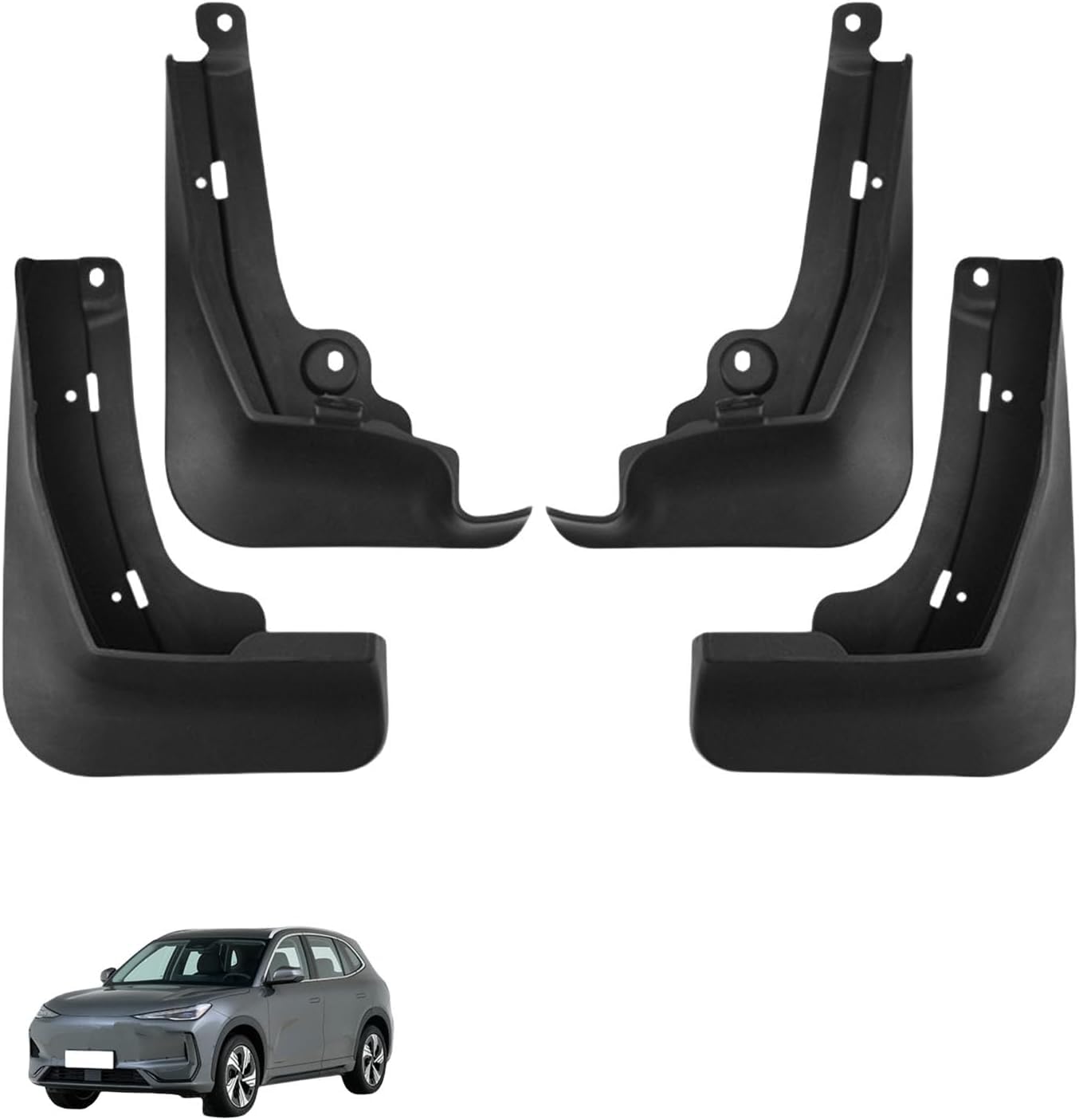 liufangfc 4PCS Heavy Duty Rubber Mud Flaps for Geely Galaxy E5 2024