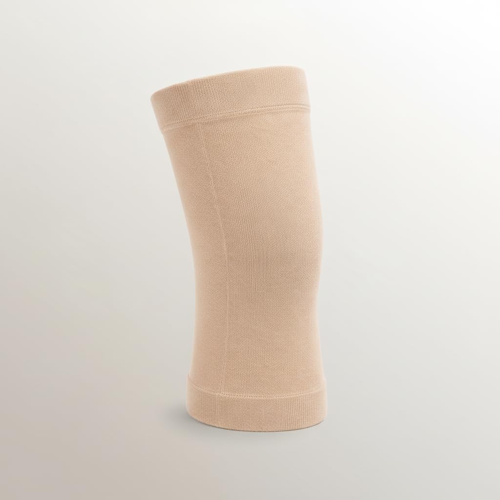 Alomejor Genouillères, 2pcs Coton Compression Genouillère Ultra-Mince Coton sans Couture Genouillère Soutien pour Adultes