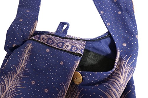 Lovely Creations Hippie Boho New Elephant Crossbody Bohemian Gypsy Sling Shoulder Bag Medium Size3