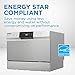 Danby DDW631SDB Countertop Dishwasher, Stainless