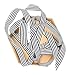 Black and White Striped Grosgrain Ribbon 1 Inch 10 Yards | Double Face, Finely Woven, Black & White Striped Fabric Ribbon for Presents, Party Décor, Sewing, Crafts, Bows, Party Favors, Florists