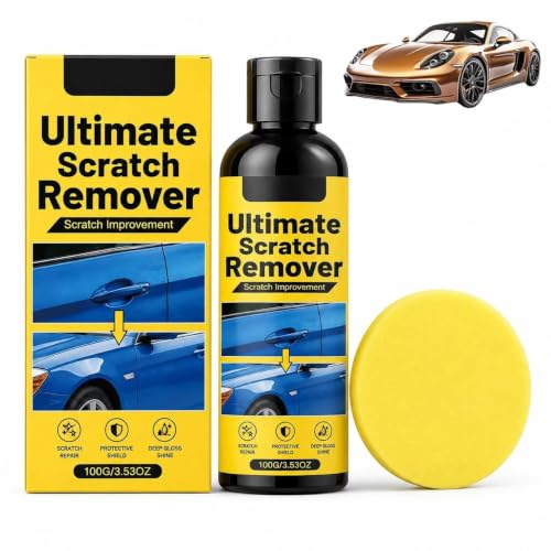 Nanopolix Scratch Remover Nano Scratch Remover Kit for Cars Quick Repair Scratches and Restore Shine Cars Paint Scuff Remover Easily & Quickly Repair Paint Scratches & Water Spots(1PCS 100G)