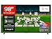 Fernseher TCL 98Q8C 98 Zoll QD-Mini LED, 4K HDR Premium 5000, ZeroBorder™, Smart Google TV CrystGlow WHVA-Panel, Audio von Bang & Olufsen, 144Hz Motion Clarity Pro, Dolby Vision IQ & Atmos