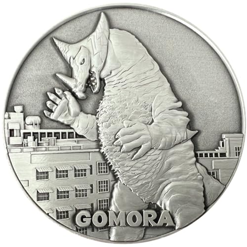 Goliath Coins - Ultraman Gomora - Large Collectible Display Coin, Includes Stand, 3D Dual-Sided, 2.75