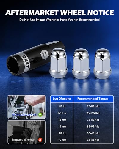 Image of Orion Motor Tech M12x1.5 Lug Nuts,12x1.5mm Wheel Lug Nuts Compatible with Ford Fusion Focus Escape, Honda Accord Civic CRV, Chevy Cruze Malibu, Dodge Journey Aftermarket Wheel, Set of 20