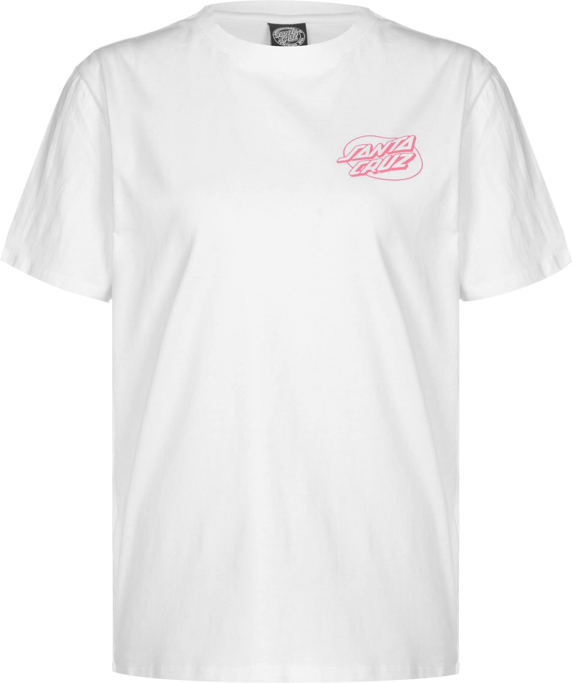 Santa Cruz Women's Weiß Strange Hand White T-Shirt - 12