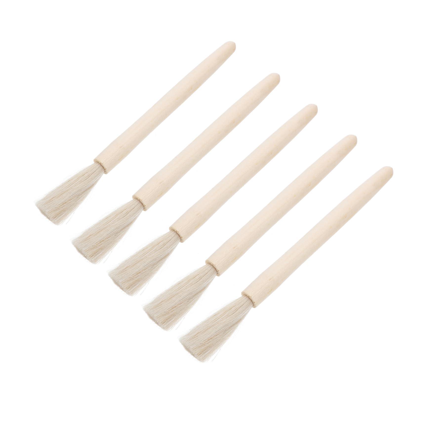 Generic 5pcs Laboratory Brush Broom Coffee Concentrate Dustpan Coffee Pot Cleaner Balance Scale Brush Cleaners Gutter Vinegar Hole Lid Portafilter Disposal for Cleaning Wooden