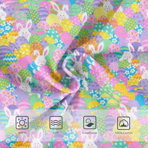 Boys' Exclusive Briefs Toddler Underwear 95% Combed Cotton Boxerbriefs 2T Colorful Bunny and Flower Pattern 233